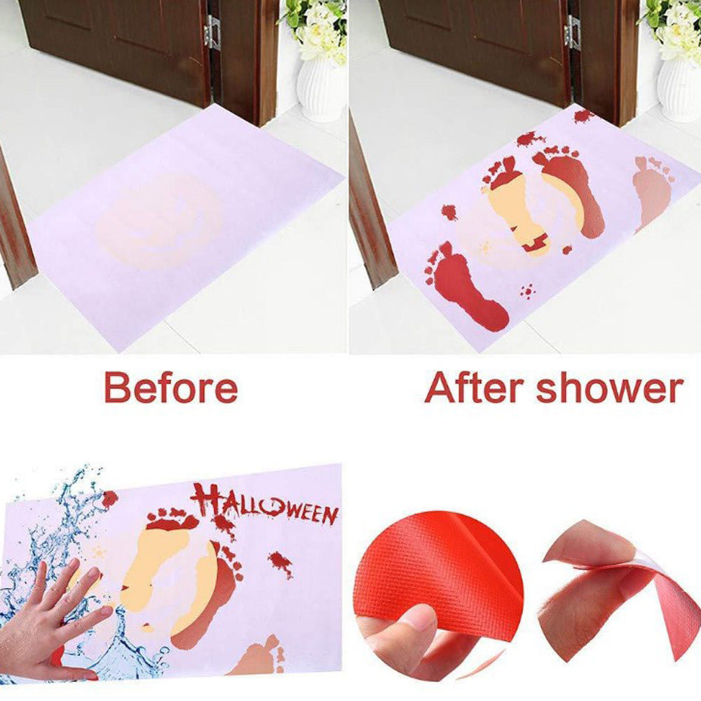Color-Changing Halloween Doormat