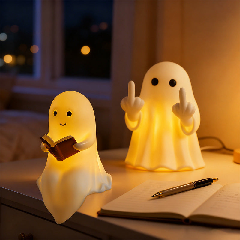 The Honest Ghost™ — Tap-to-Glow Night Light