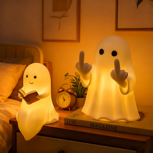 The Honest Ghost™ — Tap-to-Glow Night Light