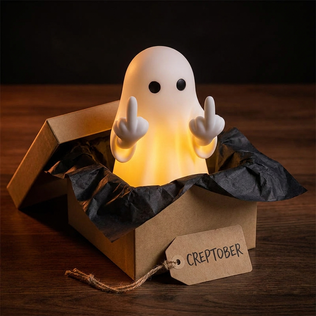 The Honest Ghost™ — Tap-to-Glow Night Light