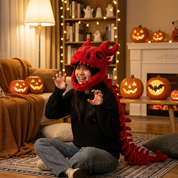 Giant Skeleton Dino Plush