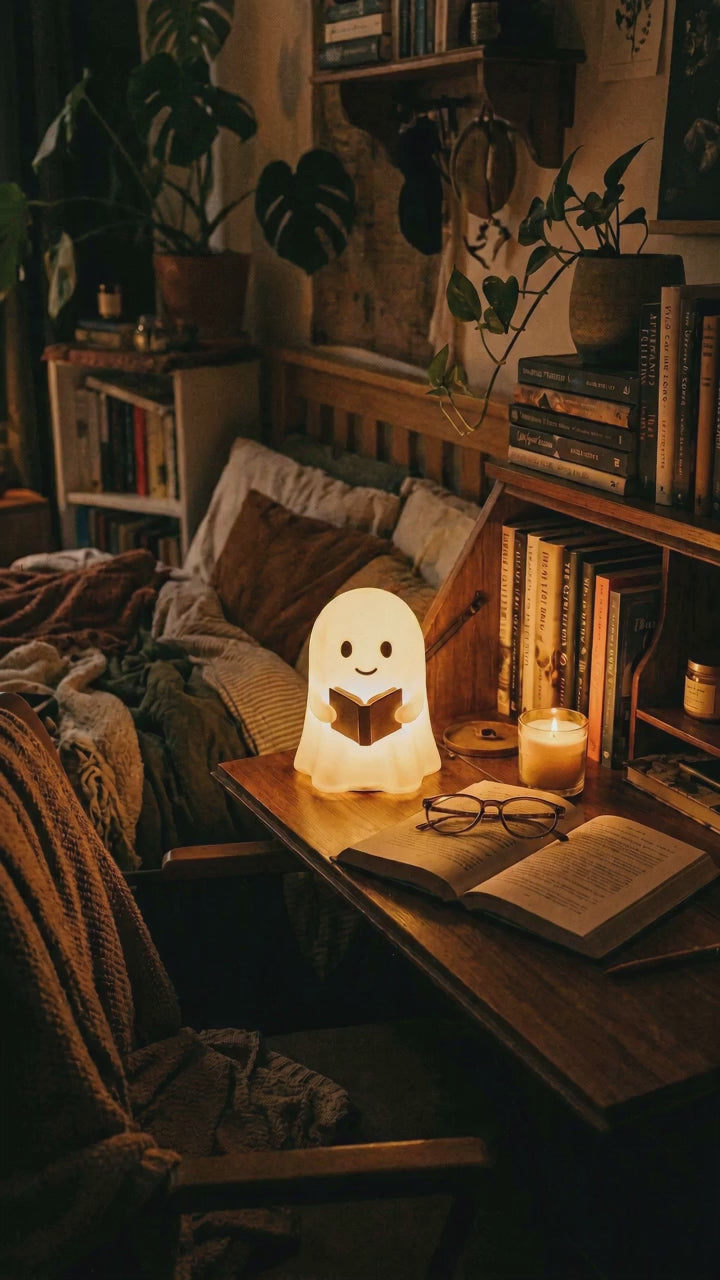 The Honest Ghost™ — Tap-to-Glow Night Light